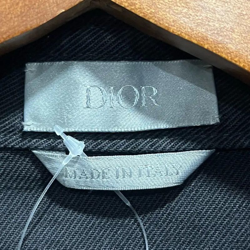 Dior Dior Black Leather Women's Jacket 0089 Size XS / US 0-2 / IT 36-38 - 5 Thumbnail