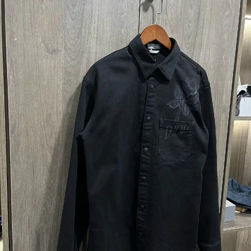 Dior Dior Black Leather Women's Jacket 0089 Size XS / US 0-2 / IT 36-38 - 3 Thumbnail