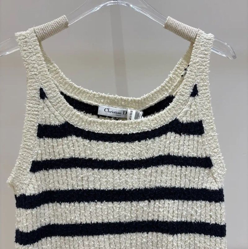 Dior Dior Striped Cotton Women's Pullover Top 0089 Size M / US 6-8 / IT 42-44 - 3 Thumbnail