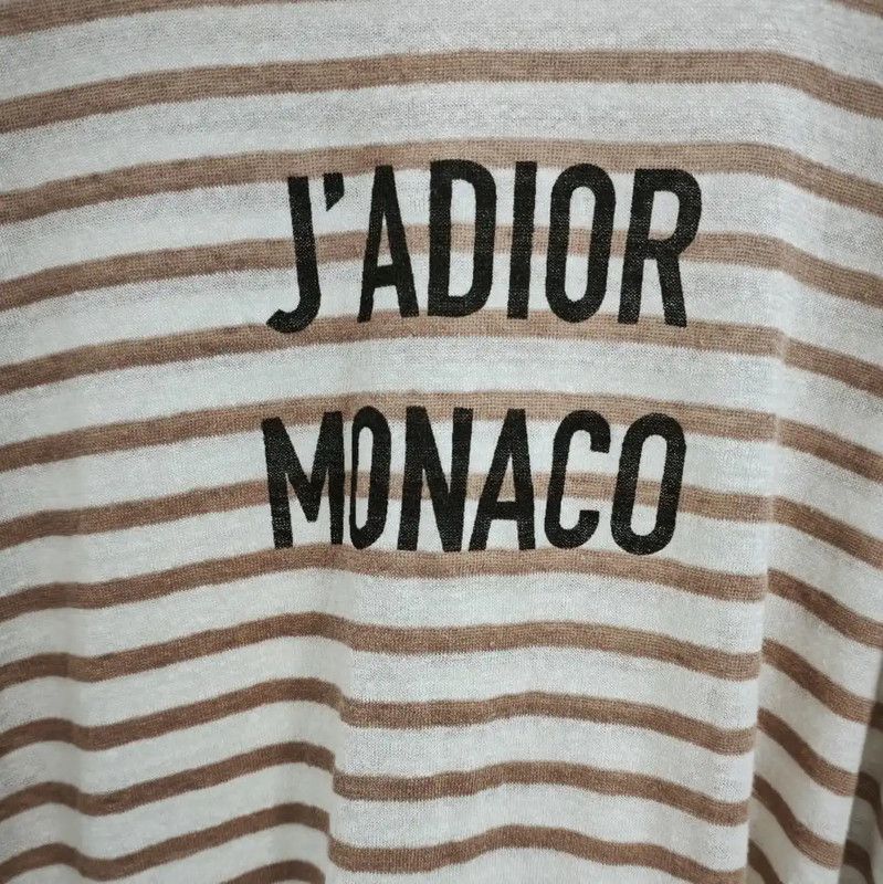 Dior Dior Striped White Women's Pullover Sweater 0089 Size S / US 4 / IT 40 - 2 Thumbnail