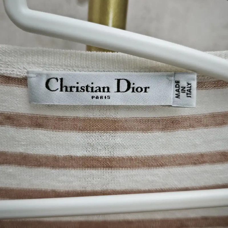 Dior Dior Striped White Women's Pullover Sweater 0089 Size S / US 4 / IT 40 - 4 Thumbnail