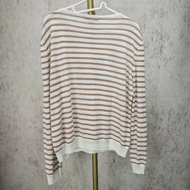 Dior Dior Striped White Women's Pullover Sweater 0089 Size S / US 4 / IT 40 - 5 Thumbnail