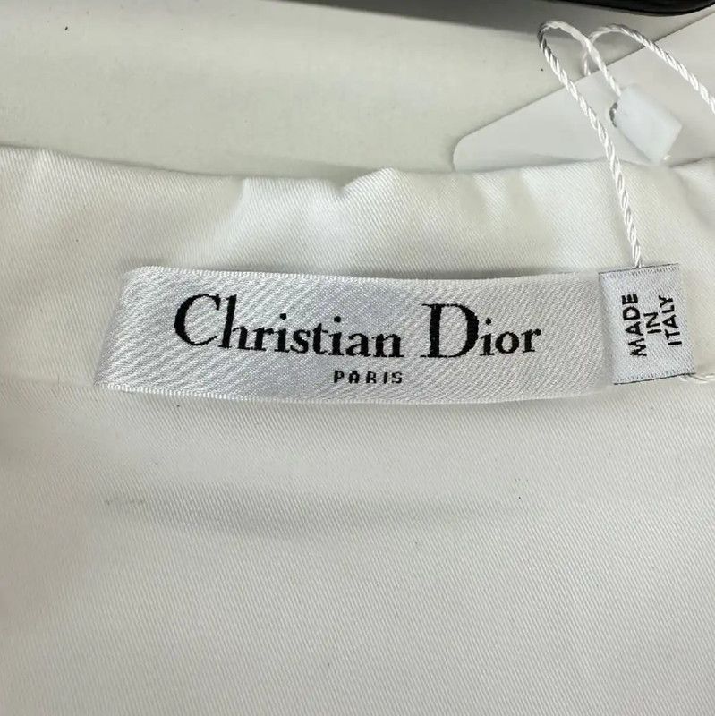 Dior Dior White Cotton Long Sleeve Shirt 0089 Size L / US 10 / IT 46 - 3 Thumbnail