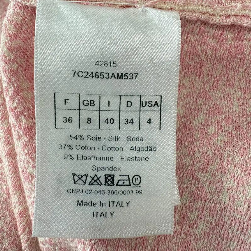 Dior Dior Pink Silk Dress for Women 0089 Size M / US 6-8 / IT 42-44 - 4 Thumbnail