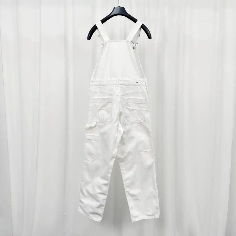 Dior Dior White Denim Logo Embroidered Casual Pants 0089 Size 23" - 2 Thumbnail