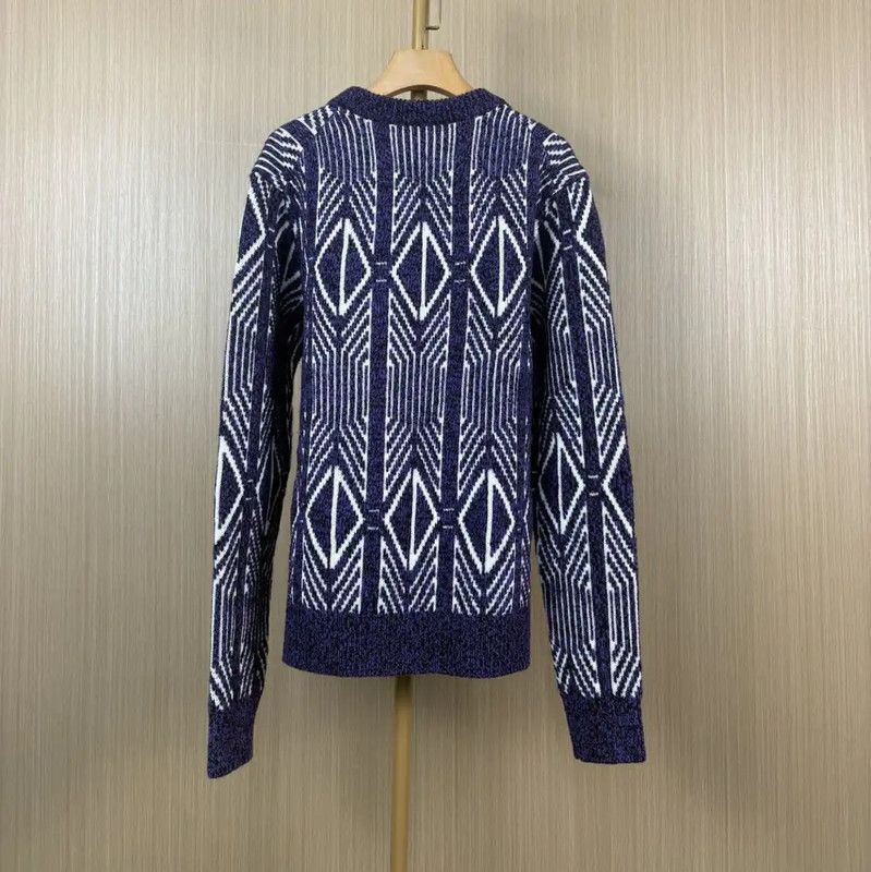 Dior Dior Colorblock Wool Pullover Sweater for Women 0089 Size M / US 6-8 / IT 42-44 - 2 Thumbnail