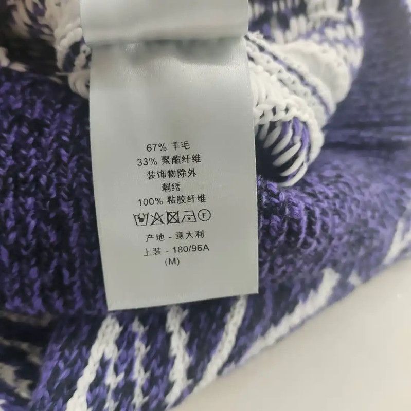 Dior Dior Colorblock Wool Pullover Sweater for Women 0089 Size M / US 6-8 / IT 42-44 - 5 Thumbnail