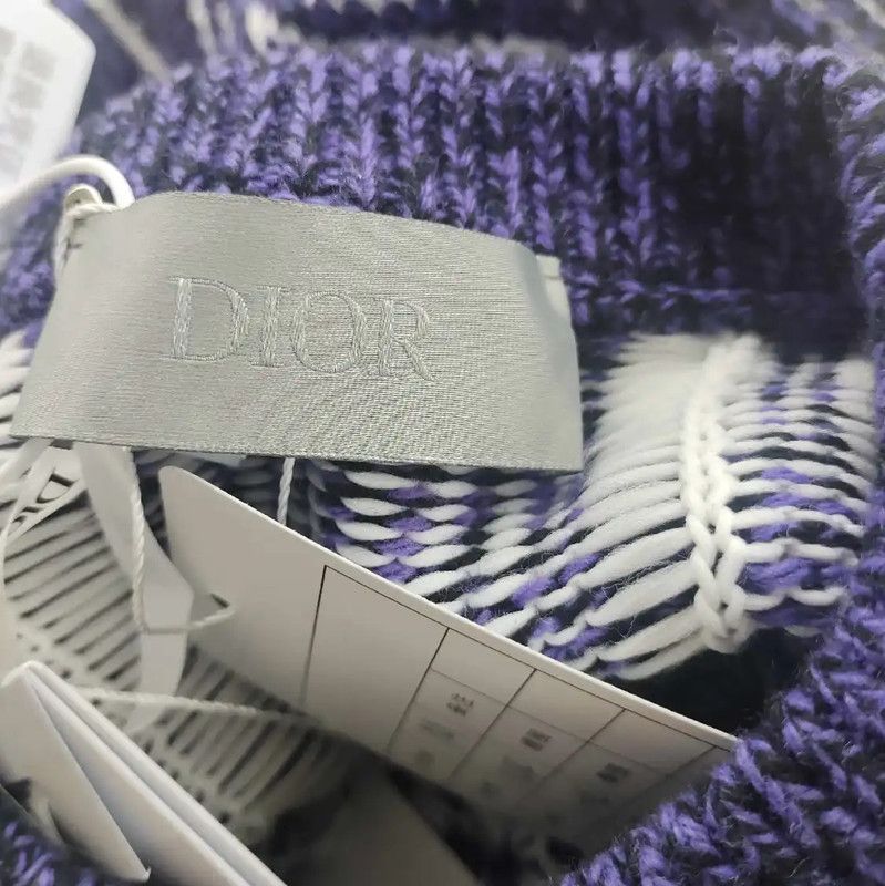 Dior Dior Colorblock Wool Pullover Sweater for Women 0089 Size M / US 6-8 / IT 42-44 - 3 Thumbnail