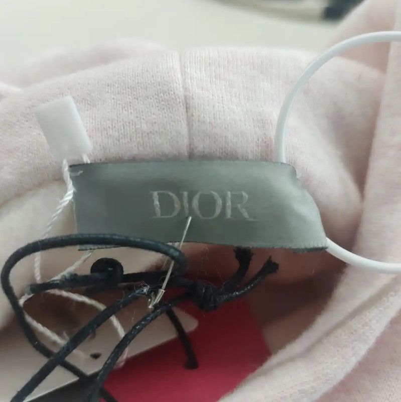 Dior Dior Color-Blocked Cotton Hoodie for Women 0089 Size L / US 10 / IT 46 - 3 Thumbnail