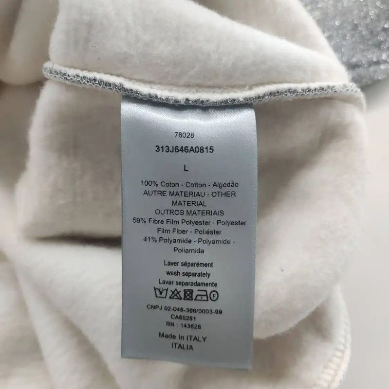 Dior Dior Color-Blocked Cotton Hoodie for Women 0089 Size L / US 10 / IT 46 - 5 Thumbnail