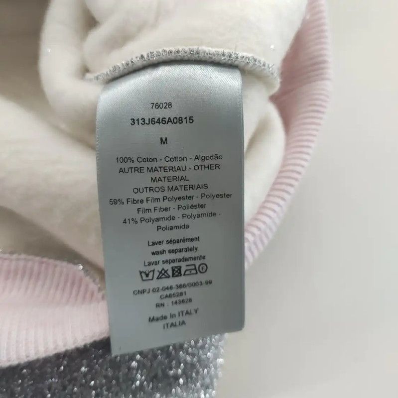 Dior Dior Color Block Cotton Hoodie for Women 0089 Size M / US 6-8 / IT 42-44 - 4 Thumbnail
