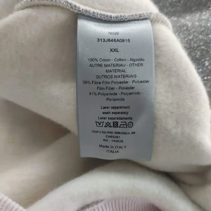 Dior Dior Colorblock Cotton Hoodie for Women 0089 Size XXL / US 16-18 / IT 52-54 - 4 Thumbnail
