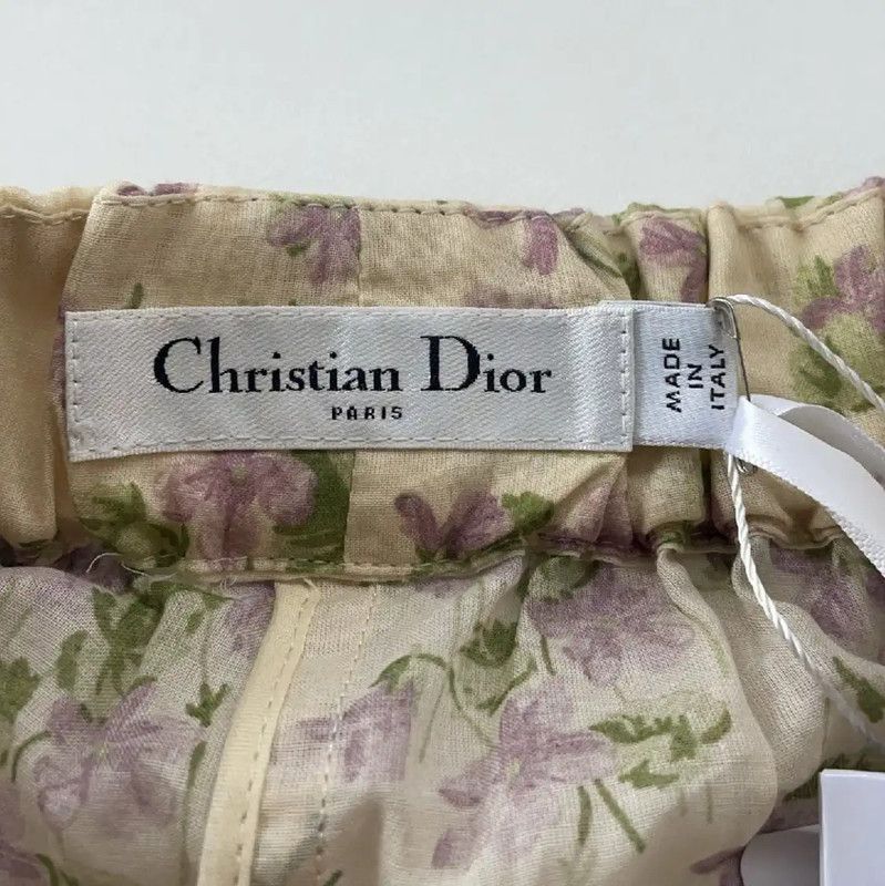 Dior Dior Summer Colorblock Cotton Skirt 0089 Size 22" - 3 Thumbnail