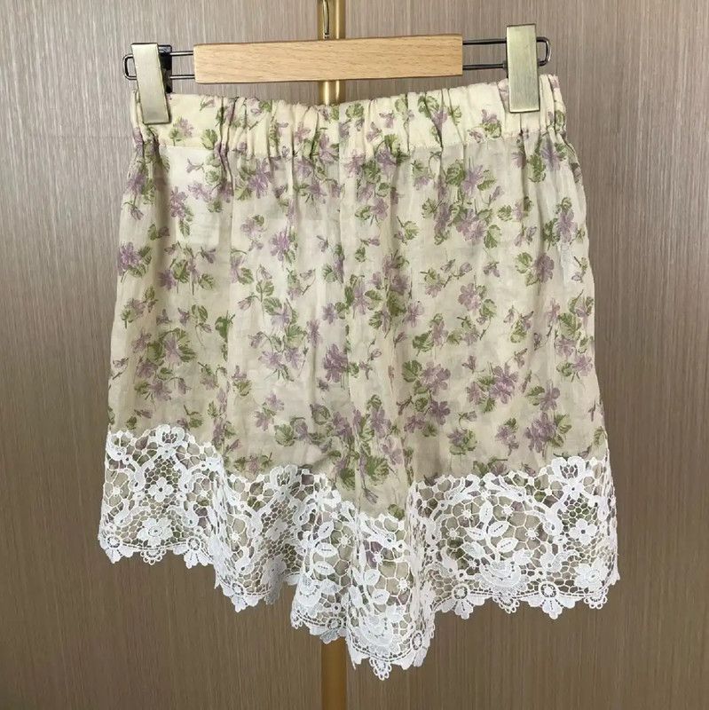 Dior Dior Summer Colorblock Cotton Skirt 0089 Size 22" - 2 Thumbnail