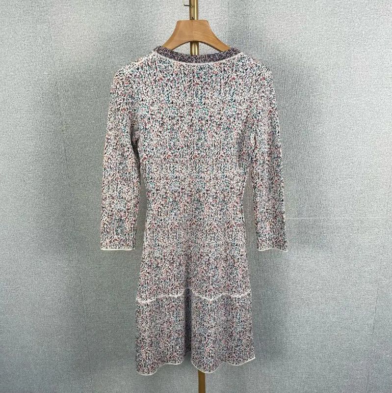 Dior Dior Spring Autumn Colorful Silk Dress 0089 Size S / US 4 / IT 40 - 2 Thumbnail