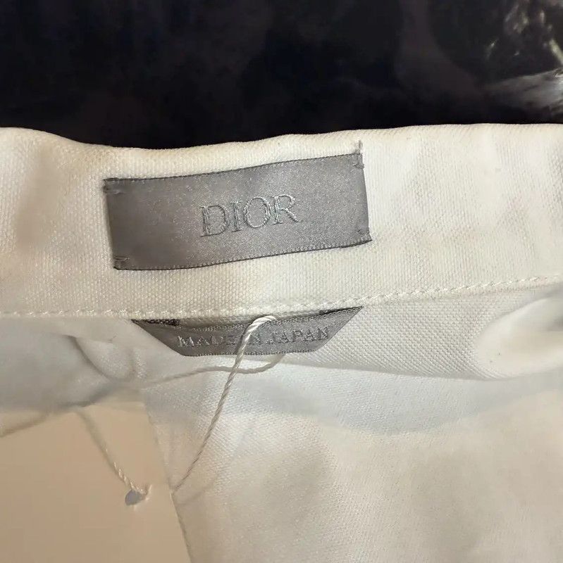 Dior Dior White Denim Women's Jacket with Paint Splatter 0089 Size M / US 6-8 / IT 42-44 - 3 Thumbnail