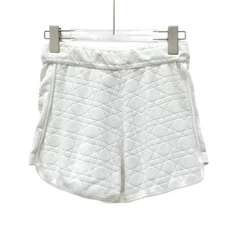 Dior Dior White Cotton Women's Shorts 0089 Size 22" - 2 Thumbnail