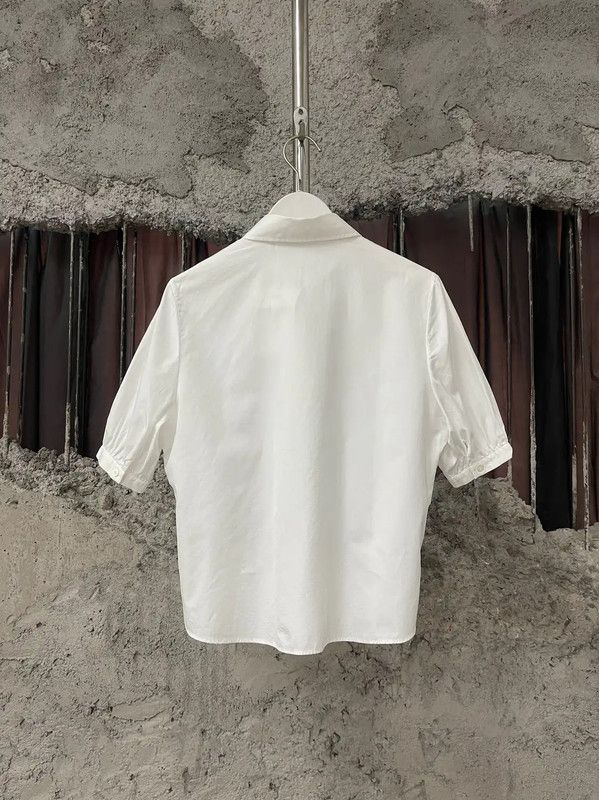 Dior Dior White Cotton Short Sleeve T-Shirt 0089 Size ONE SIZE - 2 Thumbnail