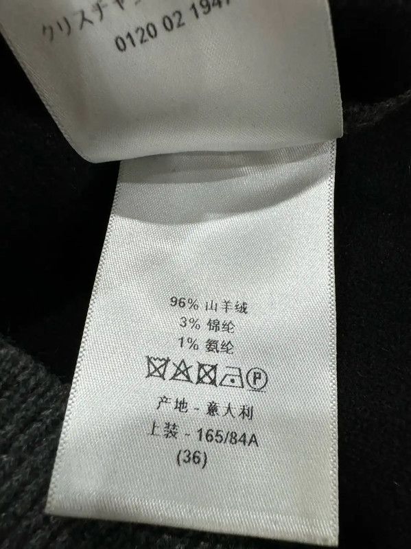Dior Dior Women's Dark Gray Cashmere T-Shirt 0089 Size S / US 4 / IT 40 - 5 Thumbnail
