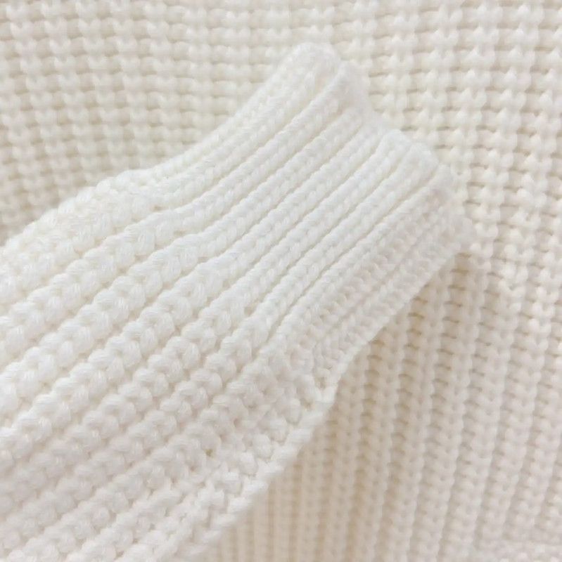 Dior Dior White Cotton Long Sleeve Sweater 0089 Size S / US 4 / IT 40 - 4 Thumbnail