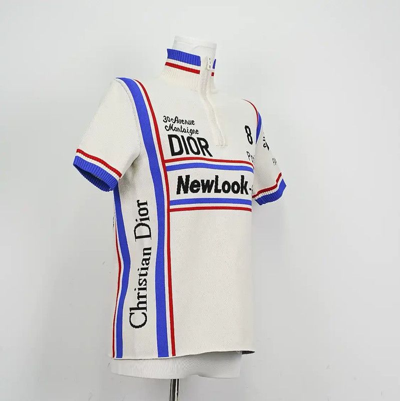 Dior Dior Summer White Logo Short Sleeve T-Shirt 0089 Size M / US 6-8 / IT 42-44 - 2 Thumbnail