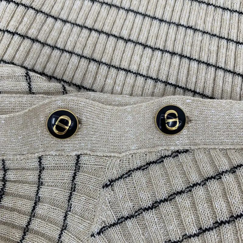 Dior Dior Brown Cashmere Knit Top for Women 0089 Size ONE SIZE - 6 Thumbnail