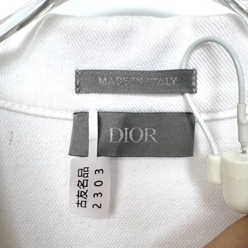 Dior Dior White Cotton Women's Jacket 0089 Size XXL / US 16-18 / IT 52-54 - 5 Thumbnail