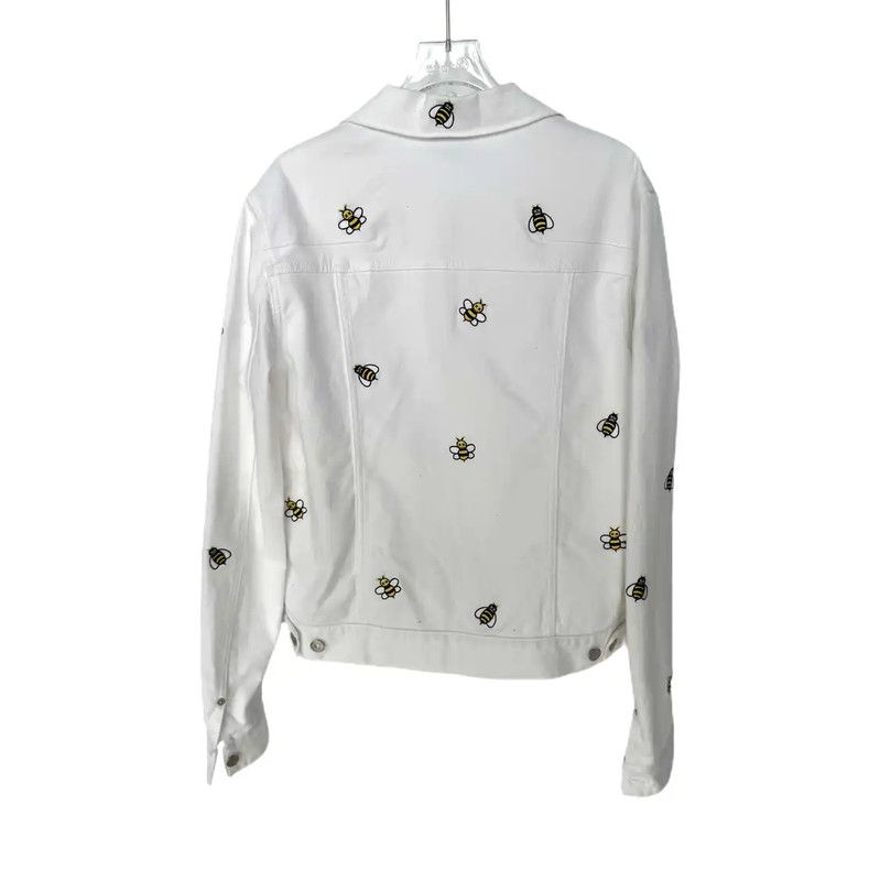 Dior Dior White Cotton Women's Jacket 0089 Size XXL / US 16-18 / IT 52-54 - 2 Thumbnail