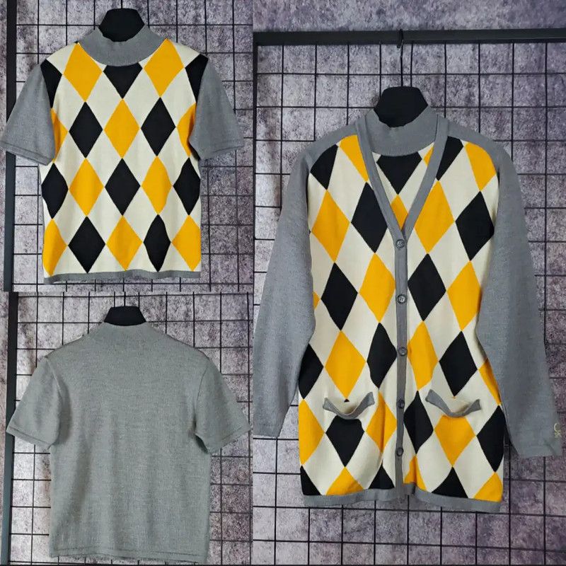 Dior Dior Gray Wool Logo Embroidered Sweater 0089 Size M / US 6-8 / IT 42-44 - 2 Thumbnail