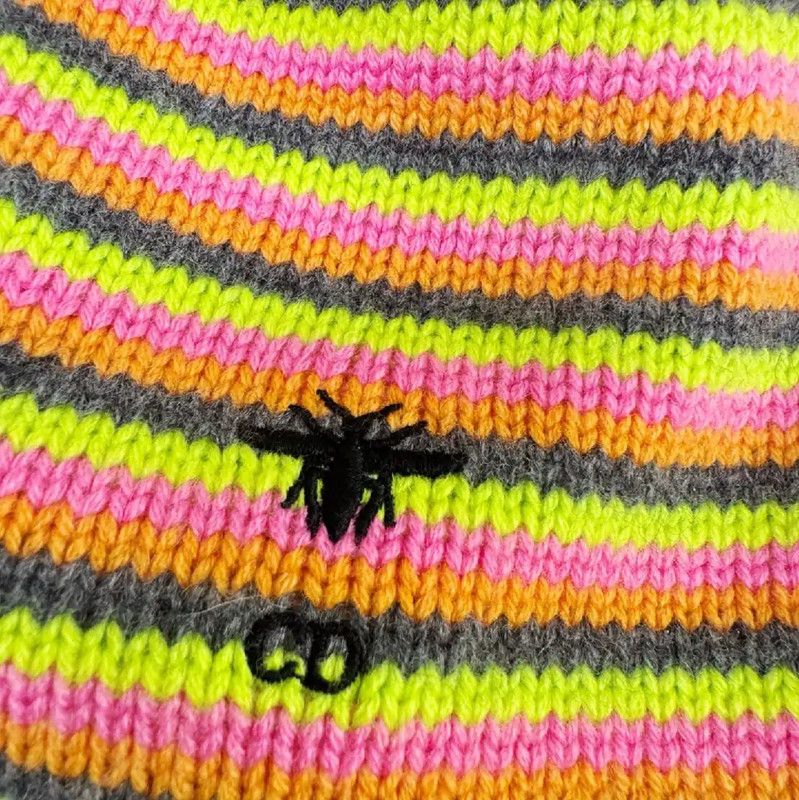 Dior Dior Multicolor Cashmere Short Sleeve T-Shirt 0089 Size S / US 4 / IT 40 - 4 Thumbnail