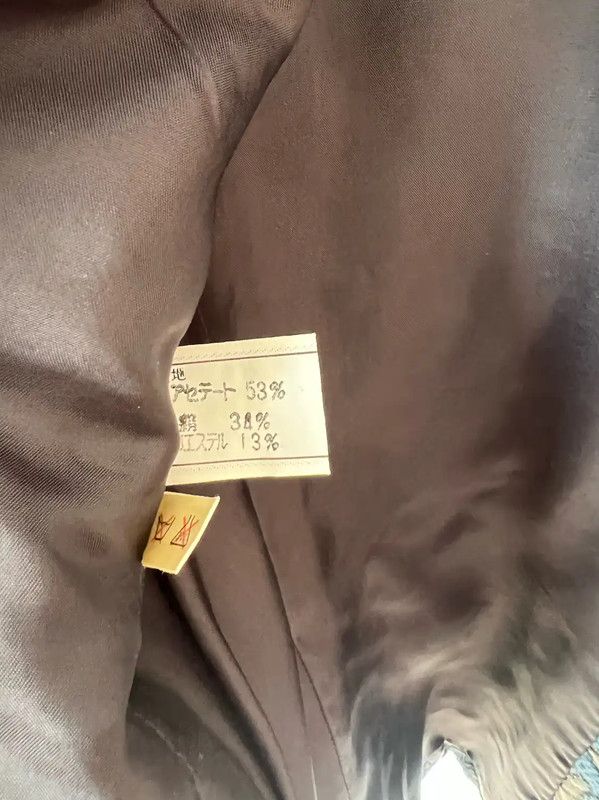 Dior Dior Women's Blue Coat with Unique Pattern 0089 Size M / US 6-8 / IT 42-44 - 7 Thumbnail