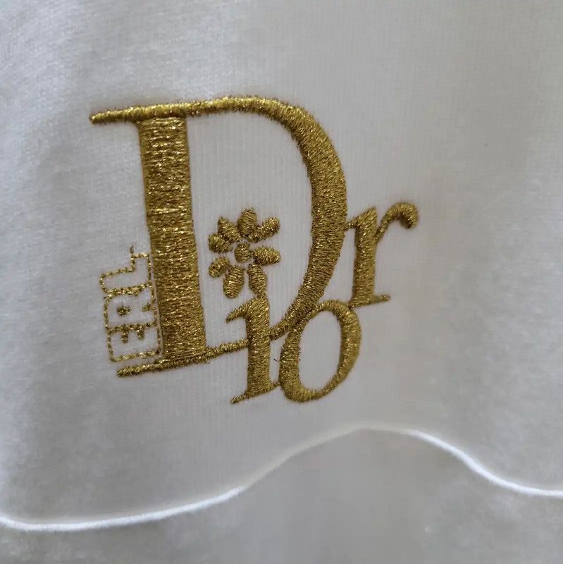Dior Dior White Cotton Short Sleeve T-Shirt 0089 Size M / US 6-8 / IT 42-44 - 4 Thumbnail