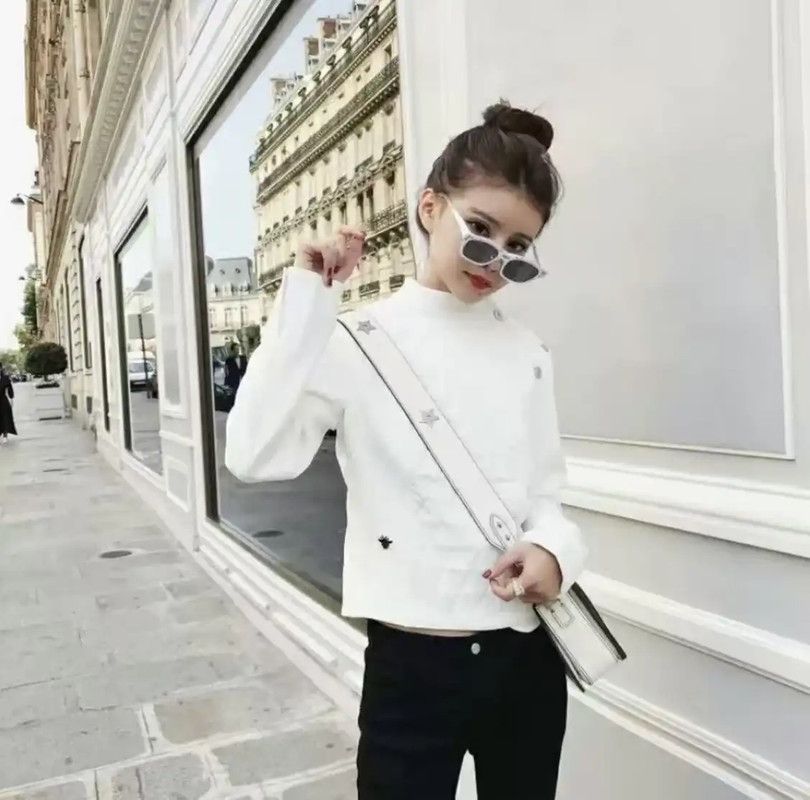 Dior Dior Women's White Cotton Jacket 0089 Size XS / US 0-2 / IT 36-38 - 8 Thumbnail
