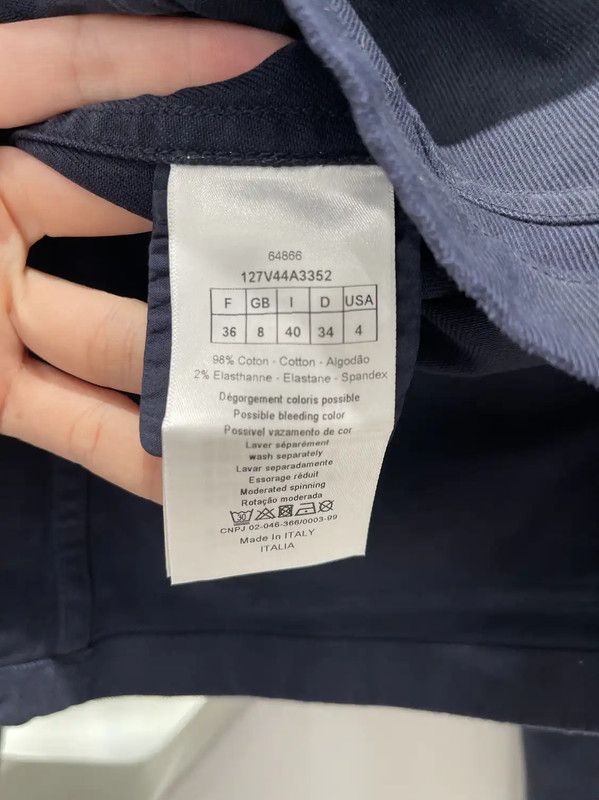 Dior Dior Women's Spring Autumn Blue Jacket 0089 Size ONE SIZE - 7 Thumbnail
