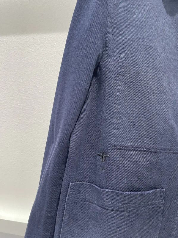 Dior Dior Women's Spring Autumn Blue Jacket 0089 Size ONE SIZE - 5 Thumbnail