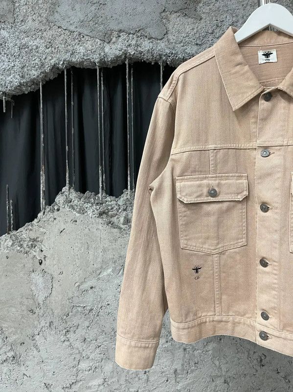 Dior Dior Beige Cotton Women's Jacket 0089 Size ONE SIZE - 3 Thumbnail