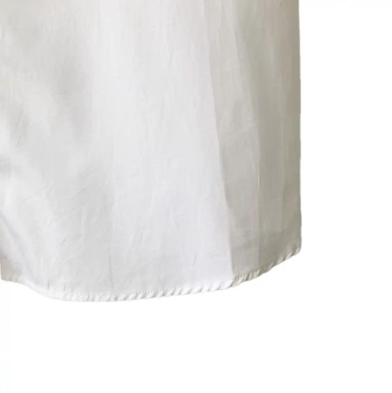 Dior Dior White Cotton Women's Shirt 0089 Size XS / US 0-2 / IT 36-38 - 4 Thumbnail