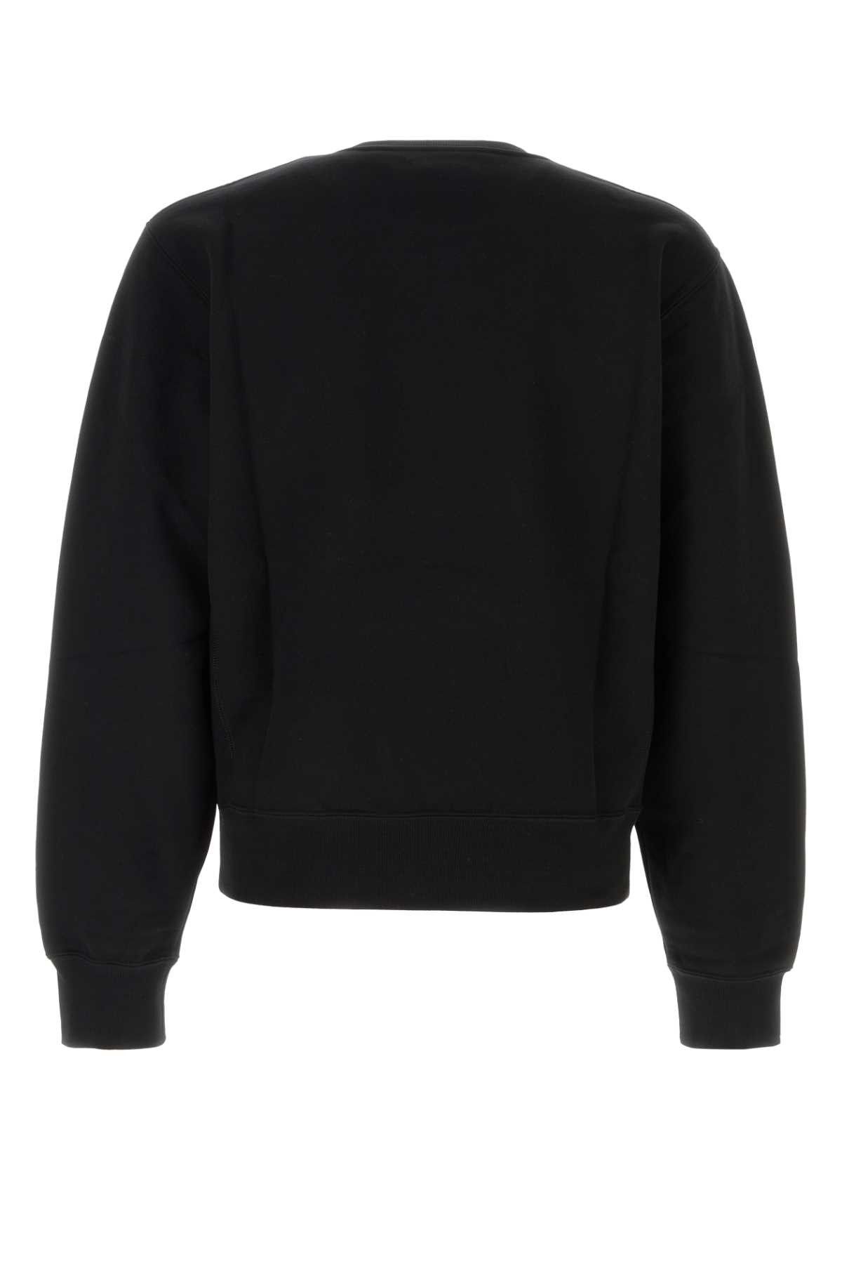 Saint Laurent Paris Black Cotton Sweatshirt Size US XL / EU 56 / 4 - 2 Thumbnail