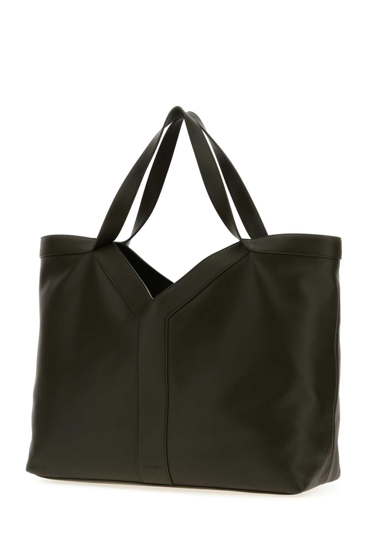Saint Laurent Paris Mud Leather Oversize Shopping Bag Size ONE SIZE - 2 Thumbnail