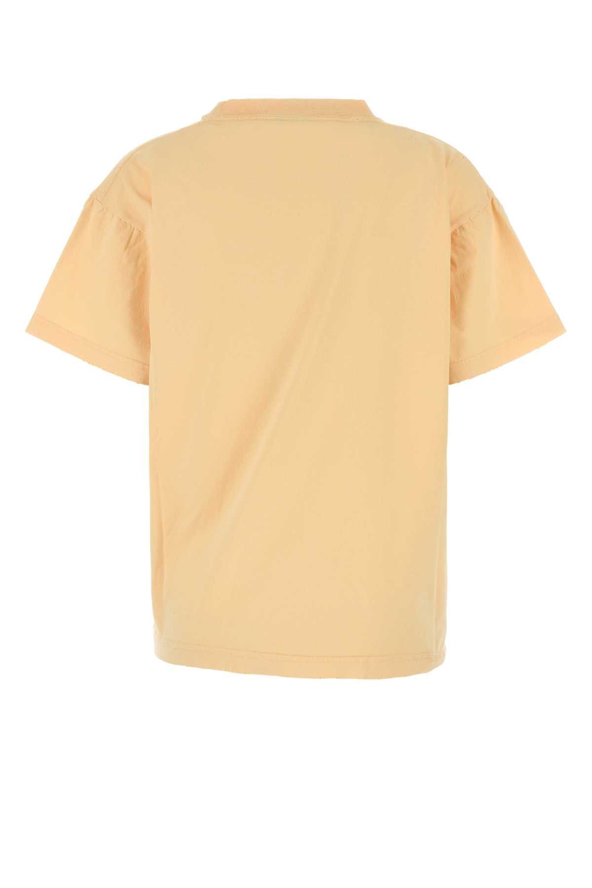 Balenciaga Pastel Orange Cotton Oversize T-Shirt Size XS / US 0-2 / IT 36-38 - 2 Thumbnail