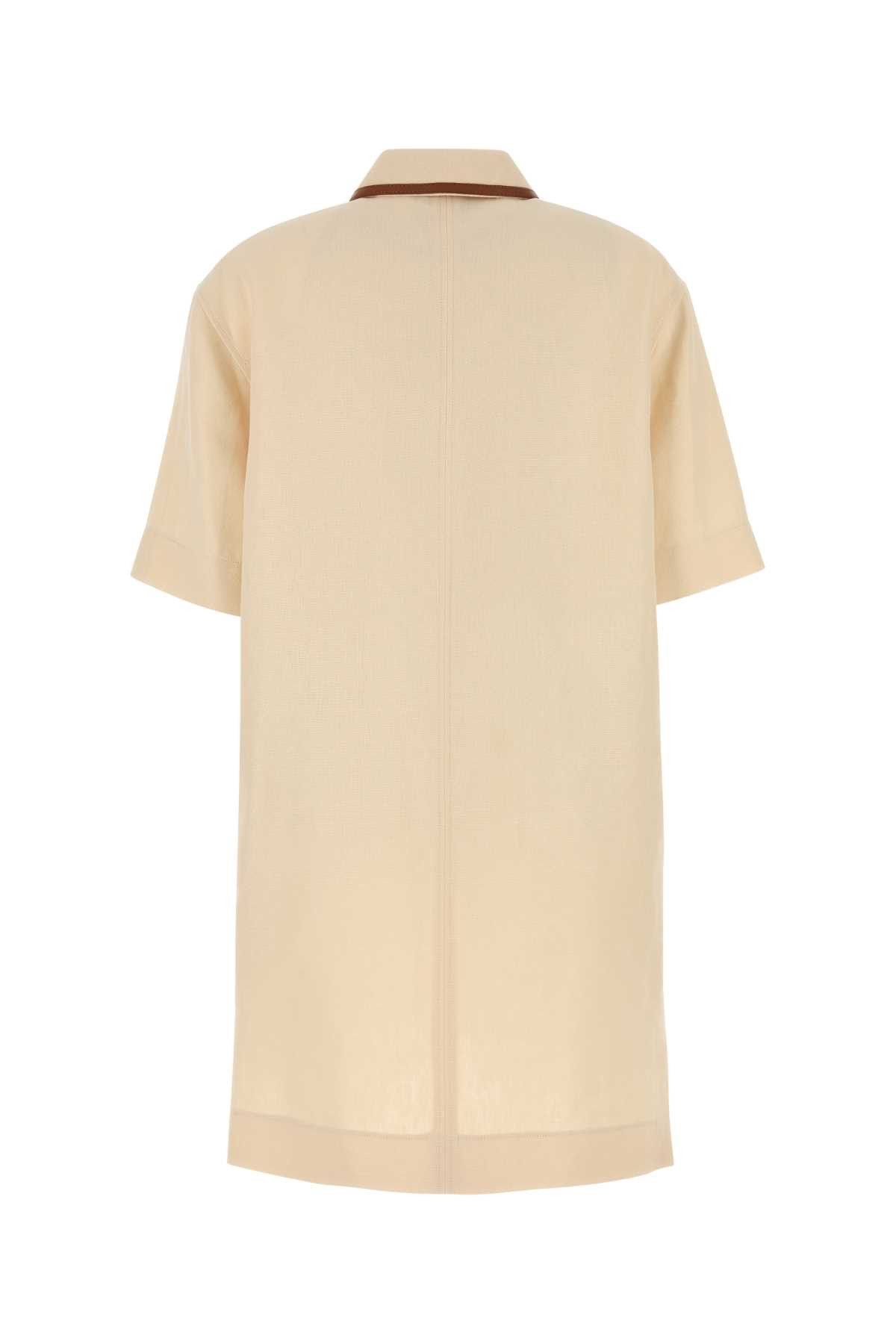 Gucci Sand Linen Mini Dress Size M / US 6-8 / IT 42-44 - 2 Thumbnail