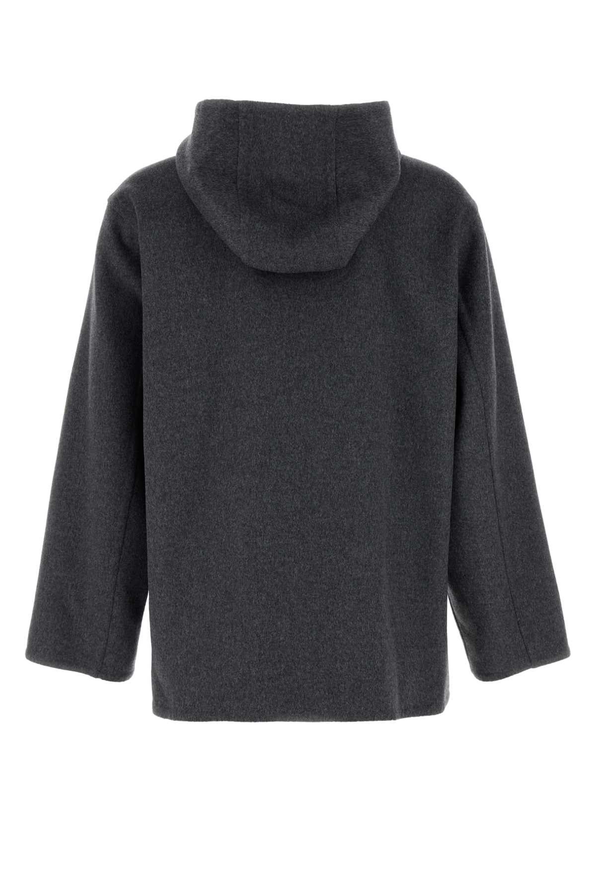Bottega Veneta Dark Grey Wool Sweatshirt Size US XXL / EU 58 / 5 - 2 Thumbnail