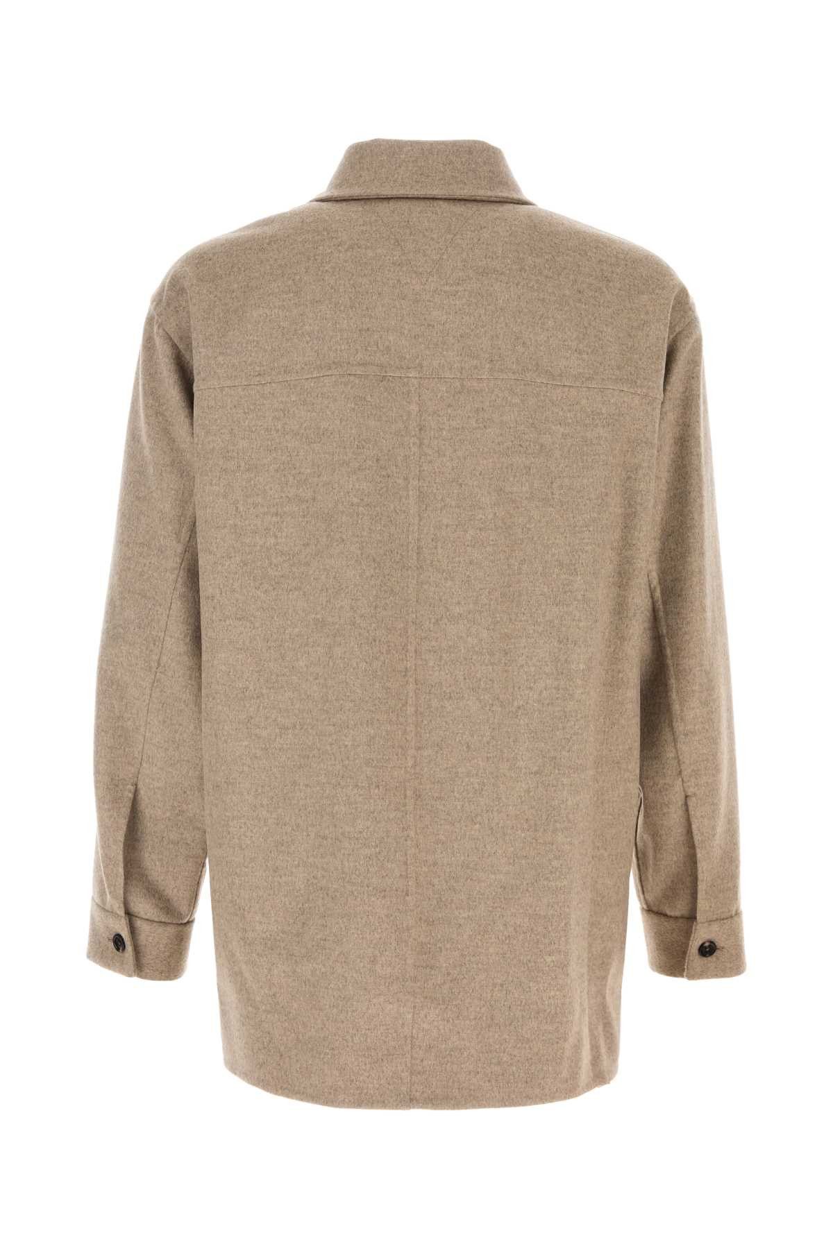 Bottega Veneta Cappuccino Flannel Shirt Size US XL / EU 56 / 4 - 2 Thumbnail