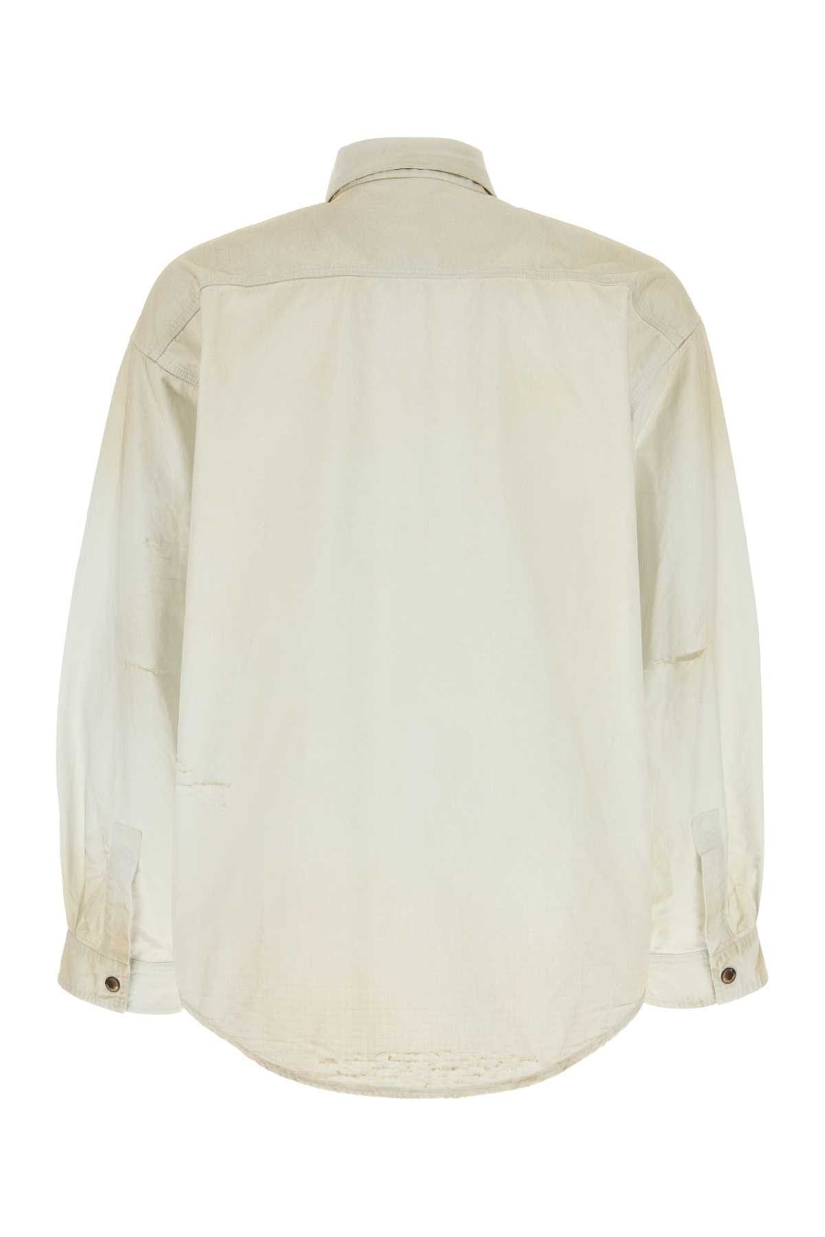 Balenciaga Sand Poplin Shirt Size US S / EU 44-46 / 1 - 2 Thumbnail