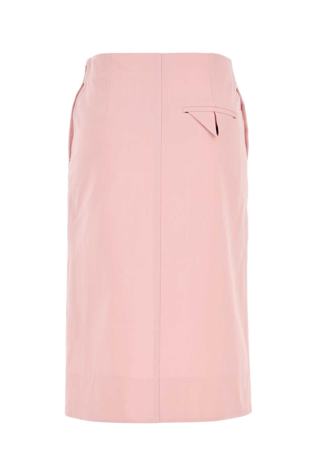 Bottega Veneta Pink Twill Skirt Size 27" / US 4 / IT 40 - 2 Thumbnail