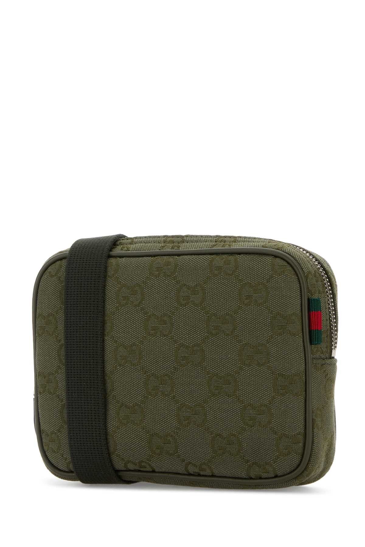 Gucci Olive Green Gg Fabric Crossbody Bag Size ONE SIZE - 2 Thumbnail