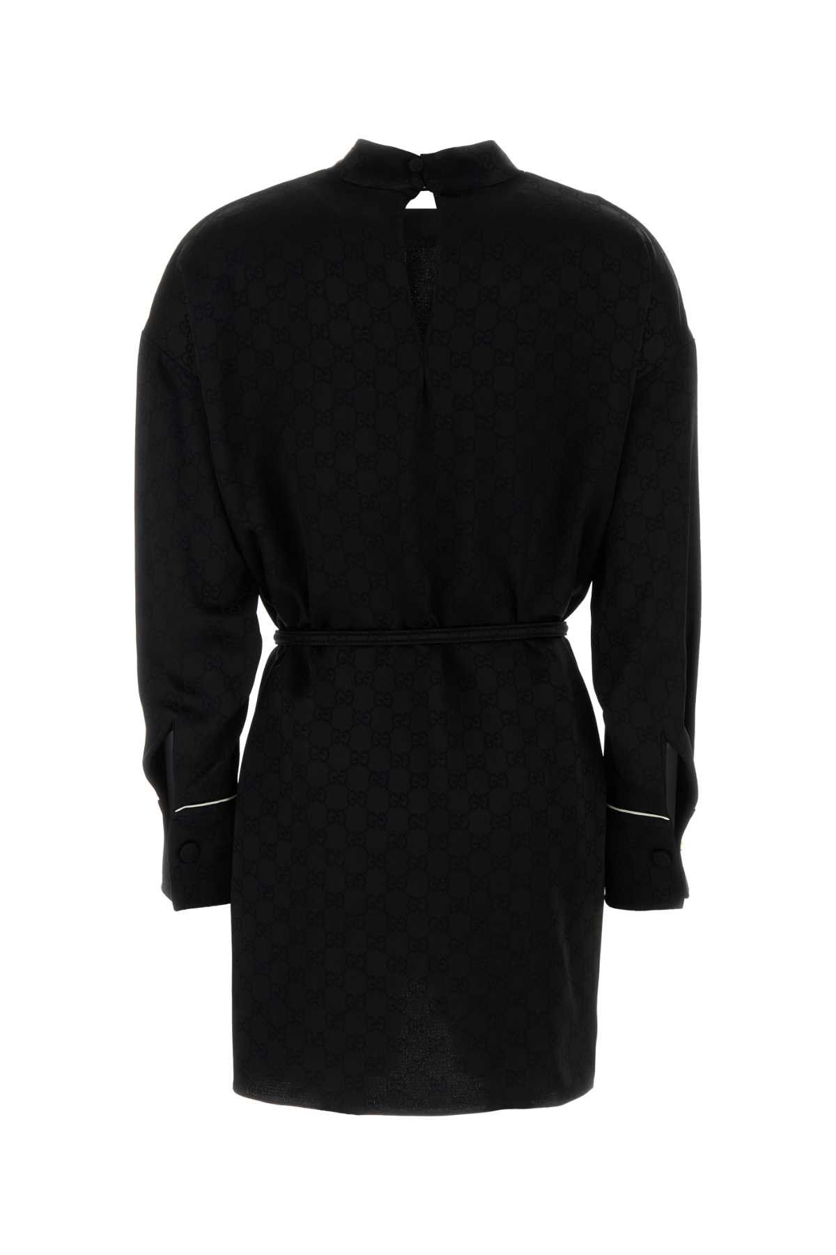 Gucci Black Crepe Dress Size M / US 6-8 / IT 42-44 - 2 Thumbnail