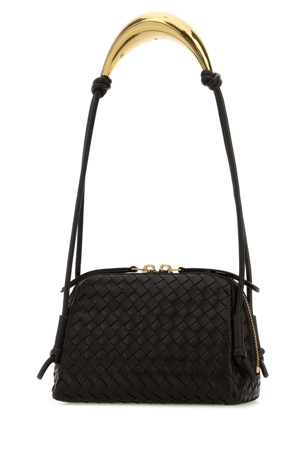 Bottega Veneta Dark Brown Leather Concert Shoulder Bag Size ONE SIZE - 2 Thumbnail
