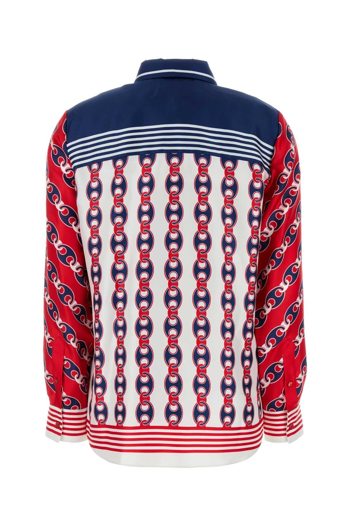 Gucci Printed Silk Shirt Size L / US 10 / IT 46 - 2 Thumbnail