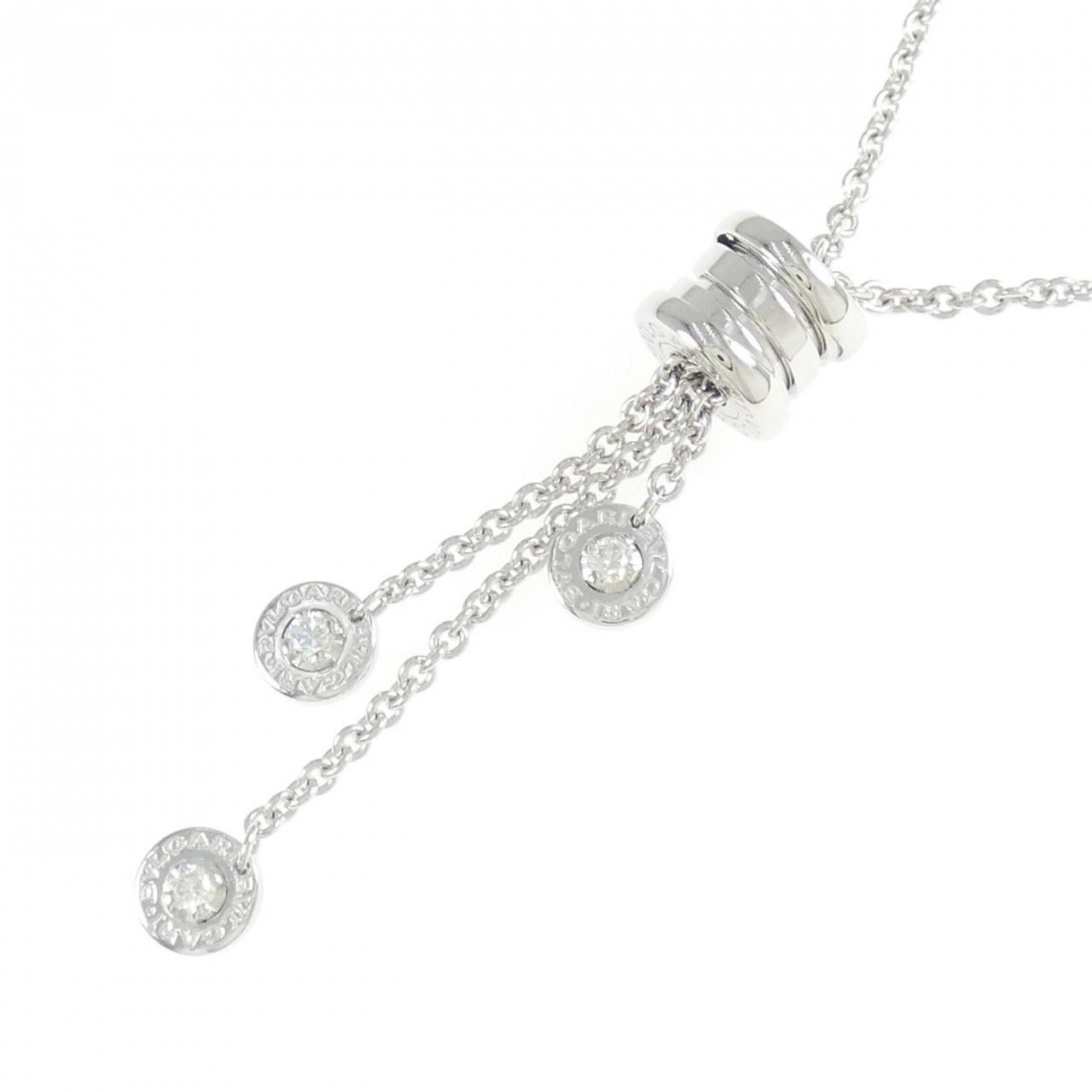 Bvlgari Bvlgari Bvlgari B.zero1 750 White Gold Diamond Necklace Metal Necklace CL853897 DUTY FREE for USA Size ONE SIZE - 3 Thumbnail